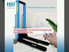 लिफ्टिंग उपकरण 1 टन दूरस्थ लघु दूरबीन पोर्टेबल फोर्कलिफ्ट बिक्री के लिए