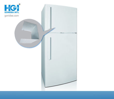 HGI 470 लीटर 2 डोर टॉप फ्रीजर रेफ्रिजरेटर 16.5 Cu Ft R134a CE स्टेनलेस स्टील