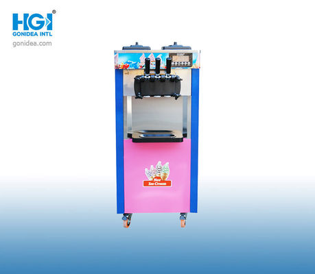 रेस्तरां 2300W पेशेवर आइसक्रीम मशीन 25L / H कोई कंपन नहीं